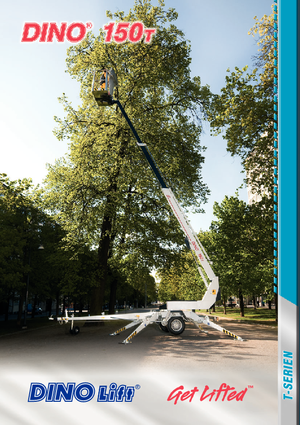 Vontatható teleszkópos munkaállványok Dino Lift Dino 150T