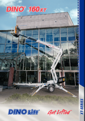 Vontatható csuklógémes munkaállványok Dino Lift Dino 160 XT