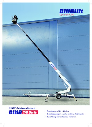 Vontatható teleszkópos munkaállványok Dino Lift Dino 180T