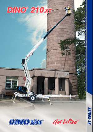 Vontatható csuklógémes munkaállványok Dino Lift Dino 210 XT