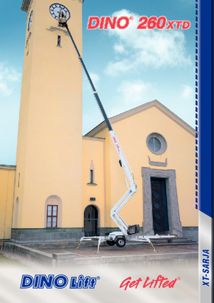 Vontatható csuklógémes munkaállványok Dino Lift Dino 260XTD