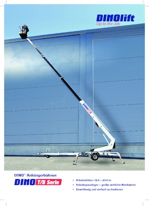 Vontatható teleszkópos munkaállványok Dino Lift Dino 150T