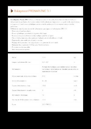 Vontatható seprőgépek Pronar ZMC 3.1