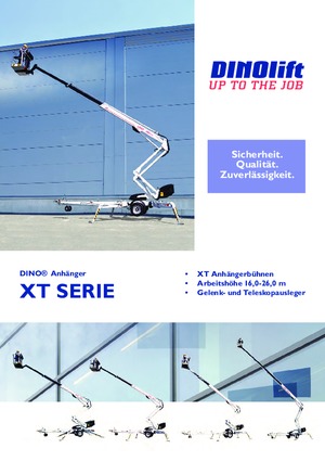 Vontatható csuklógémes munkaállványok Dino Lift Dino 260XTD