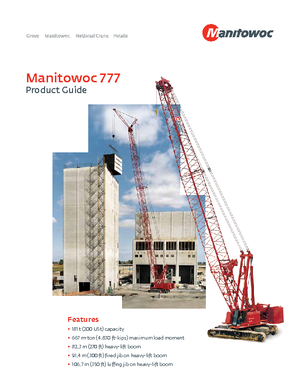 Mobildaruk Manitowoc 777