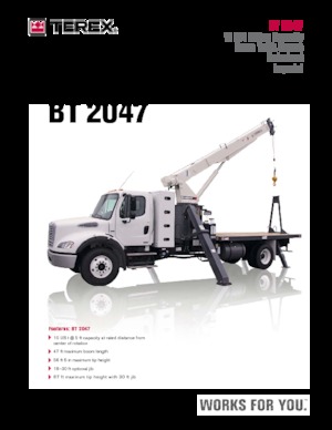 Mobildaruk TEREX CRANES BT 2047