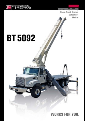 Mobildaruk TEREX CRANES BT 5092