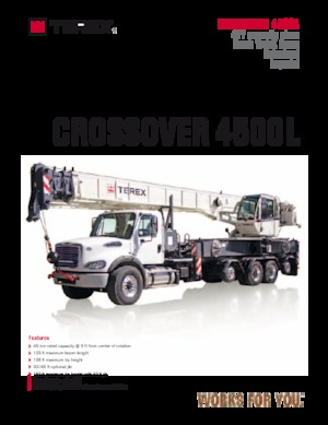 Mobildaruk TEREX CRANES Crossover 4500L