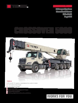 Mobildaruk TEREX CRANES Crossover 5000