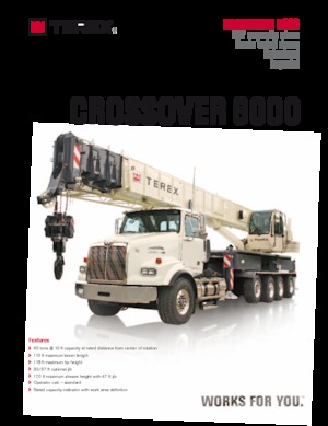 Mobildaruk TEREX CRANES Crossover 6000