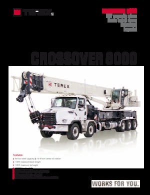 Mobildaruk TEREX CRANES Crossover 8000