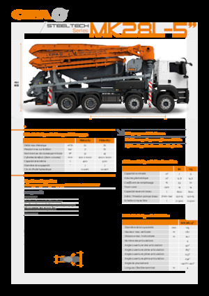 Pumix teherautók CIFA MK28L-5