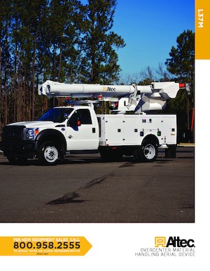 Tehergépkocsira szerelt csuklógémes munkaállványok Altec L37M