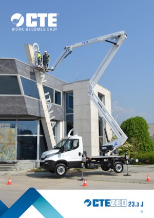 Tehergépkocsira szerelt csuklógémes munkaállványok France Elévateur ZED 23.3 JH