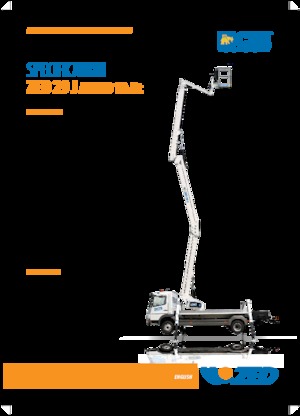 Tehergépkocsira szerelt csuklógémes munkaállványok CTE ZED 29 J