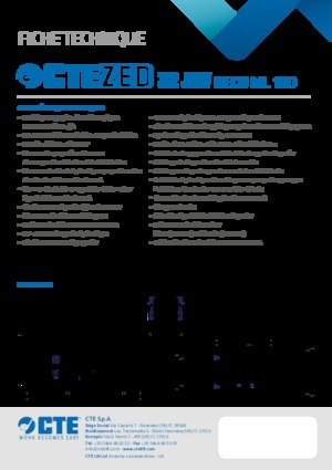 Tehergépkocsira szerelt csuklógémes munkaállványok CTE ZED 32 JHV