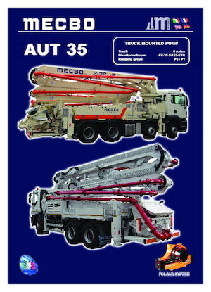 Tehergépkocsira szerelt betonszivattyúk Mecbo AUT 35 P6.90