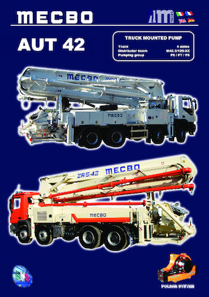 Tehergépkocsira szerelt betonszivattyúk Mecbo AUT 42 P7.150