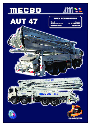 Tehergépkocsira szerelt betonszivattyúk Mecbo AUT 47 P6.110