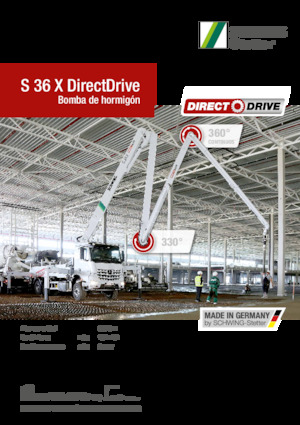 Tehergépkocsira szerelt betonszivattyúk SCHWING-Stetter S 36 X DirectDrive