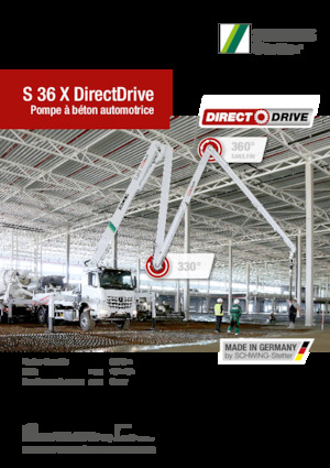 Tehergépkocsira szerelt betonszivattyúk SCHWING-Stetter S 36 X DirectDrive