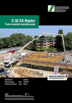 Tehergépkocsira szerelt betonszivattyúk SCHWING-Stetter S 38 SX Reptor