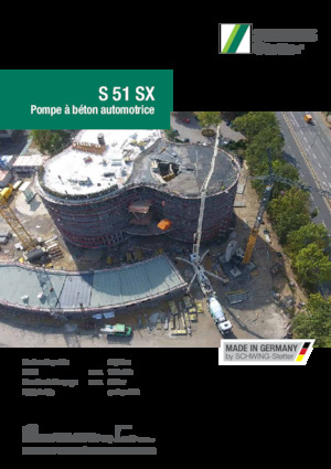 Tehergépkocsira szerelt betonszivattyúk SCHWING-Stetter S 51 SX