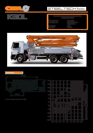 Tehergépkocsira szerelt betonszivattyúk CIFA K30L 