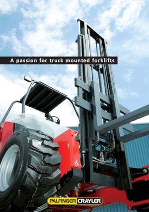 Dízel teherautóra rögzíthető targoncák Palfinger Crayler BM 154