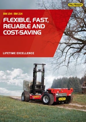 Dízel teherautóra rögzíthető targoncák Palfinger Crayler BM 154
