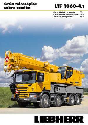 Tehergépkocsira szerelt teleszkópos daruk Liebherr LTF 1060-4.1