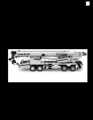 Tehergépkocsira szerelt teleszkópos daruk Link-Belt HTC-86110
