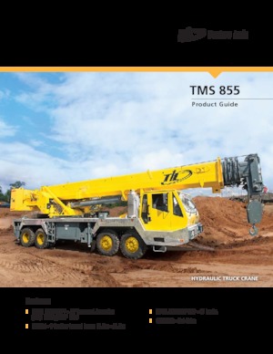 Tehergépkocsira szerelt teleszkópos daruk Til TMS 855