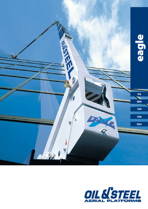 Tehergépkocsira szerelt csuklógémes munkaállványok Oil & Steel Eagle 2822