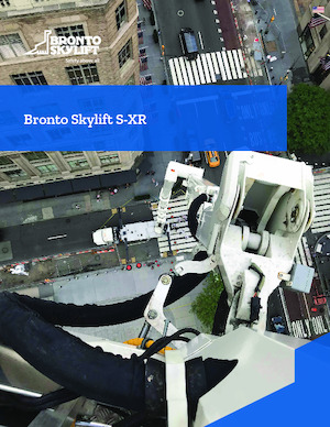 Tehergépkocsira szerelt teleszkópos munkaállványok Bronto Skylift S183XR