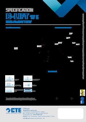 Tehergépkocsira szerelt teleszkópos munkaállványok CTE B-Lift 17