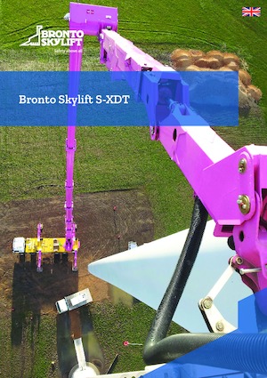 Tehergépkocsira szerelt teleszkópos munkaállványok Bronto Skylift S46XDT