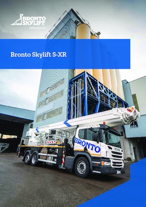 Tehergépkocsira szerelt teleszkópos munkaállványok Bronto Skylift S47XR