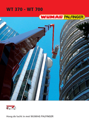 Tehergépkocsira szerelt teleszkópos munkaállványok Wumag-Palfinger WT 530