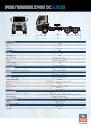 Nyergesvontatók Ford 3548T Dc