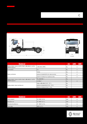 Nyergesvontatók Renault C CAB2300 460 4X2 T E6