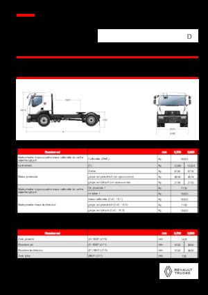 Nyergesvontatók Renault D 19 WIDE 4X2 T 460 E6
