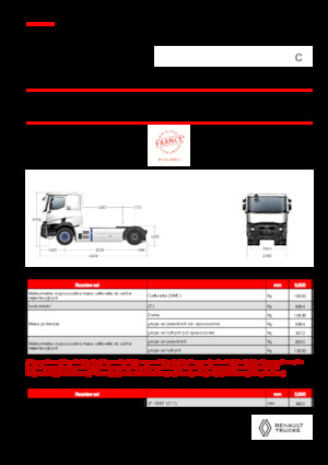 Nyergesvontatók Renault E-TECH C - T4x2 OFF ROAD