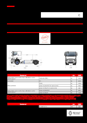 Nyergesvontatók Renault E-TECH C - T4x2 ROAD