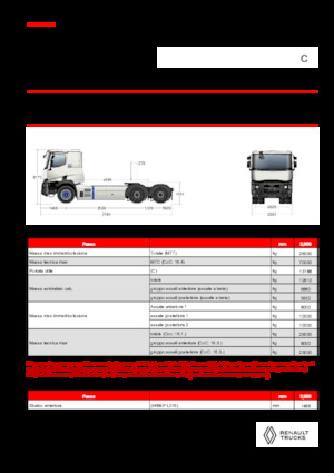 Nyergesvontatók Renault E-TECH C - T6x4 OFF ROAD