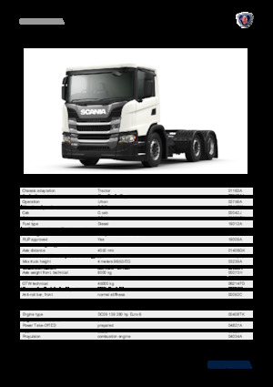 Nyergesvontatók Scania G 280 A6x2/2NA