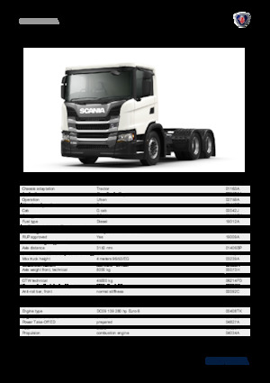 Nyergesvontatók Scania G 280 A6x4NA