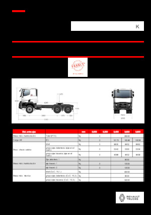 Nyergesvontatók Renault K T6X4 HEAVY 13L E6