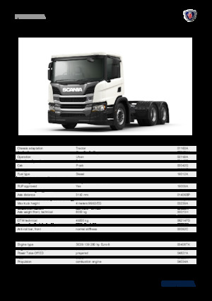 Nyergesvontatók Scania P 280 A6x4NA