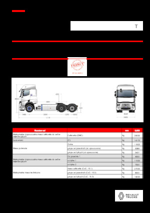 Nyergesvontatók Renault RT E-TECH T - T6x2 TAG